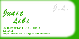 judit libi business card